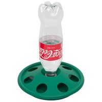 Drinkbak voor petfles - praktische drinkoplossing voor kuikens en kwartels