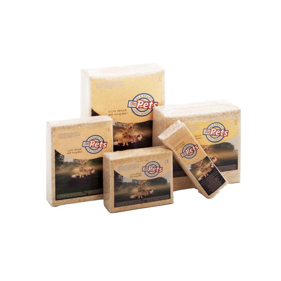 Houtkrullen van houtvezel | stofarm strooisel | diverse verpakkingen