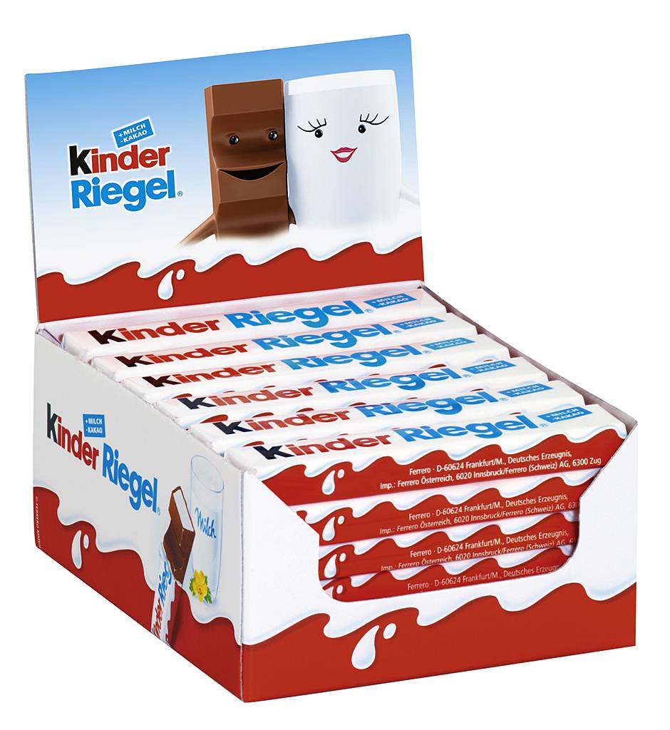 Kinder Riegel Einzelriegel, 36er Pack (36 x 1 Riegel)