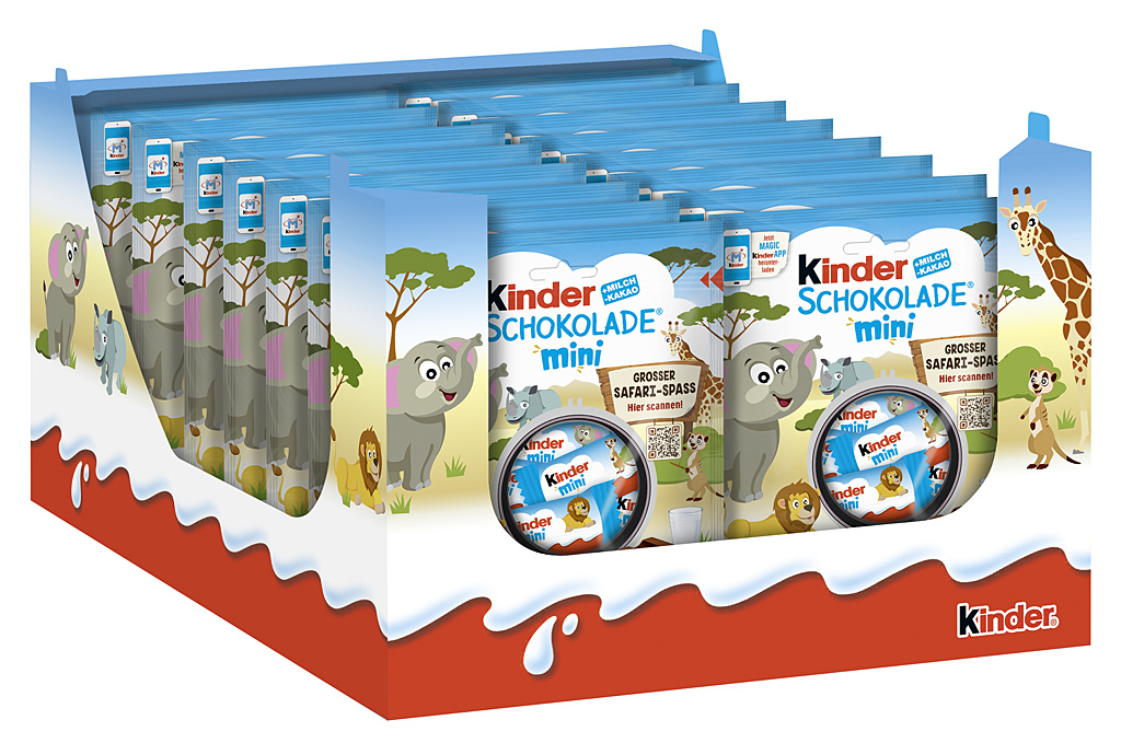 Ferrero Kinder Schokolade Mini, Schokolade, 120g Beutel, Süßigkeiten  Online Shop & Süßwaren Großhandel