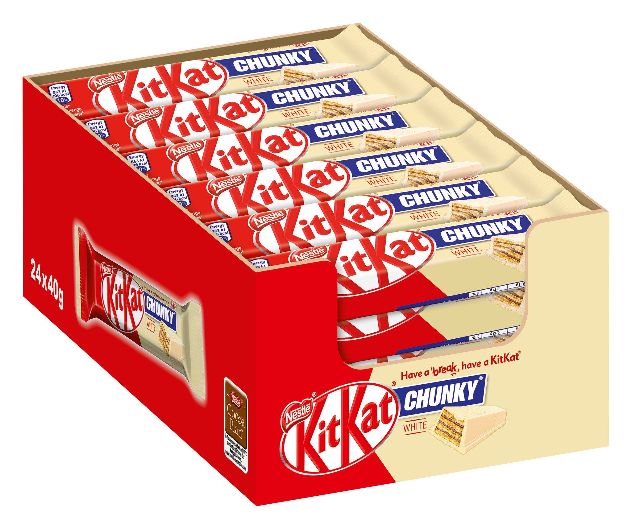 KitKat Chunky White 24 x 40g