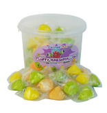 CAPTAIN PLAY Party Bucket mit 50 Marshmallows in Einzelverpackung, Süßigkeiten Kindergeburtstag