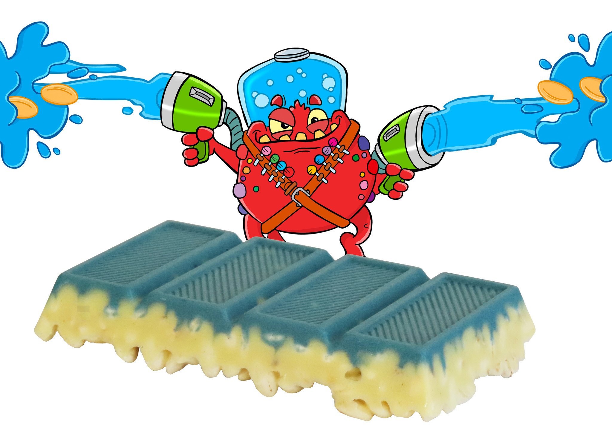 CAPTAIN PLAY Bubble Gum Style White Choclate Rice 30 x 40g