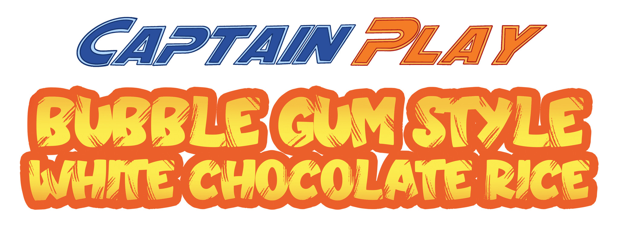 CAPTAIN PLAY Bubble Gum Style White Choclate Rice 30 x 40g