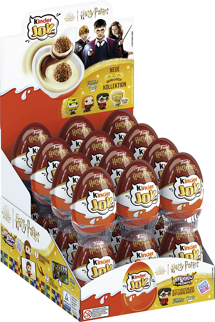 kinder Joy Harry Potter Quidditch - Thekendisplay mit 24 Eiern