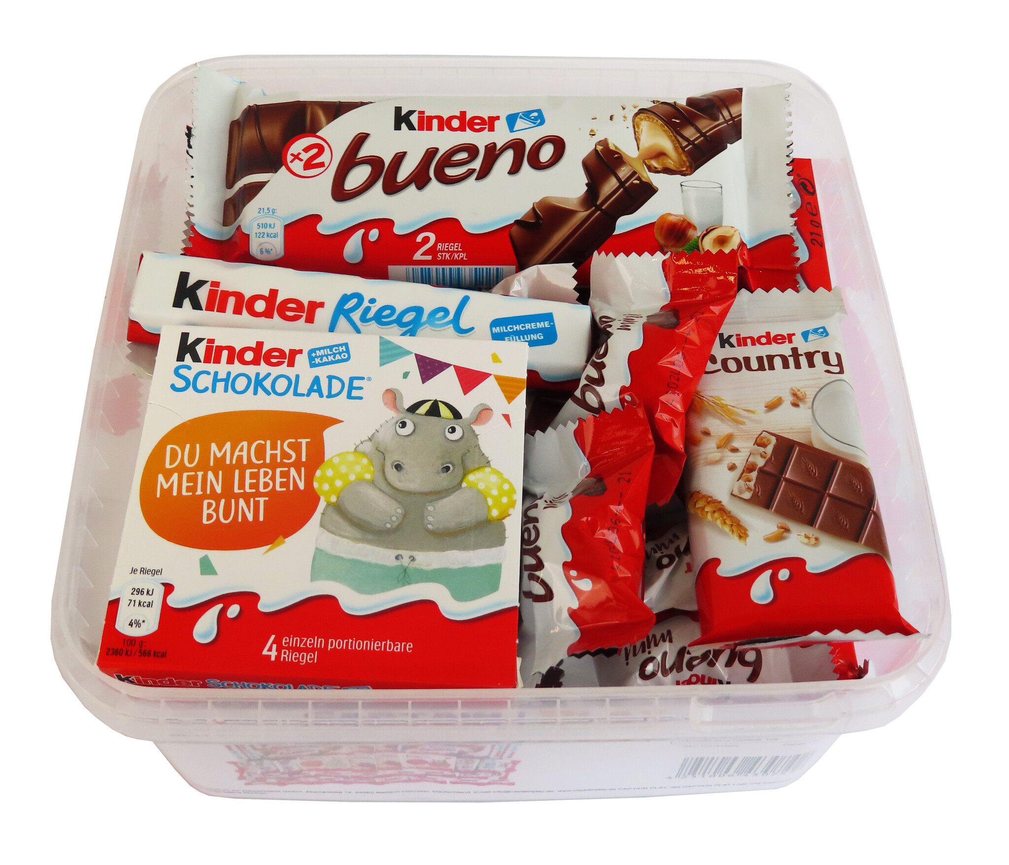 Süßigkeiten – Mix Party Box mit Ferrero Kinder Spezialitäten, 1er Pack (1 x 640g)