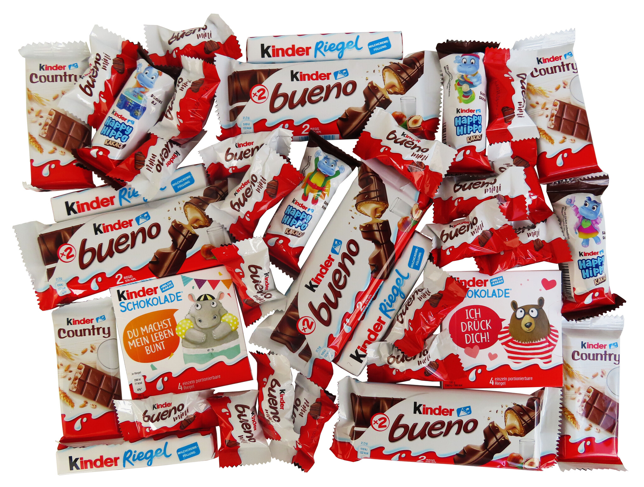 Süßigkeiten – Mix Party Box mit Ferrero Kinder Spezialitäten, 1er Pack (1 x 640g)
