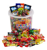 Süßigkeiten – Mix Party Box ohne Schokolade mit 1kg, für Kindergeburtstag mit 6 Kinder, 1er Pack (1 x 1 kg), Süßigkeiten Großpackung