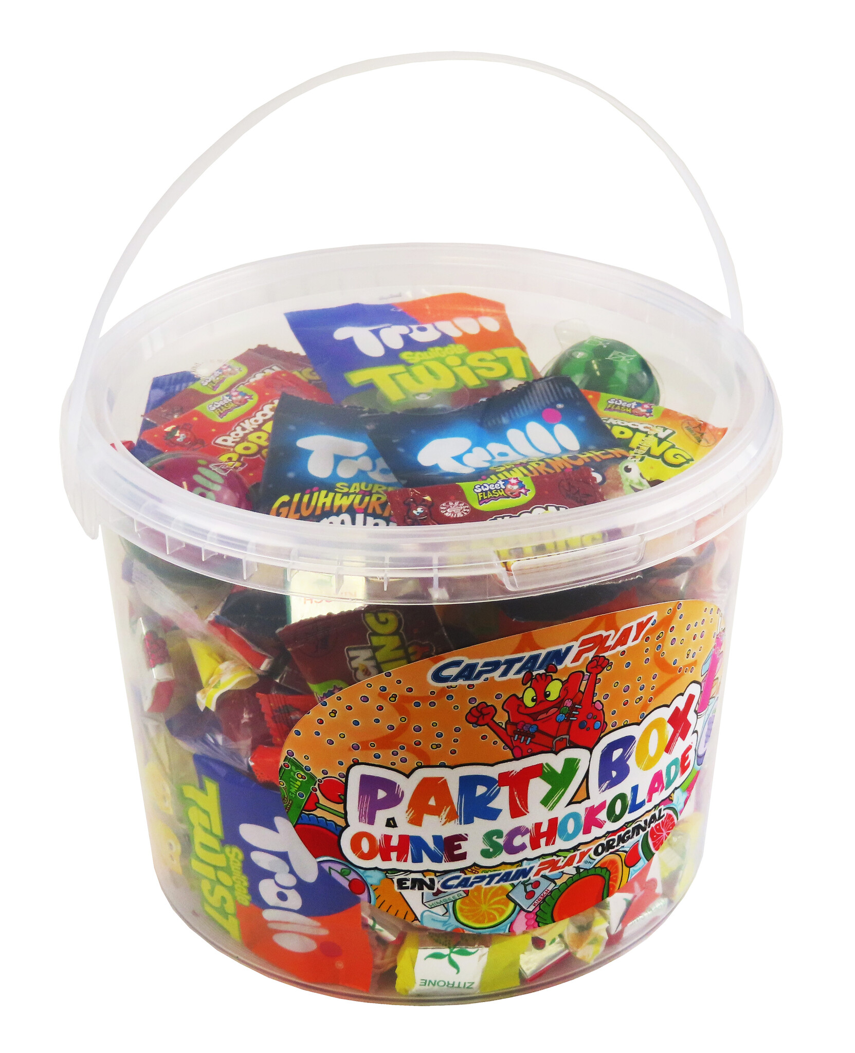 Süßigkeiten – Mix Party Box ohne Schokolade mit 1kg, für Kindergeburtstag mit 6 Kinder, 1er Pack (1 x 1 kg), Süßigkeiten Großpackung