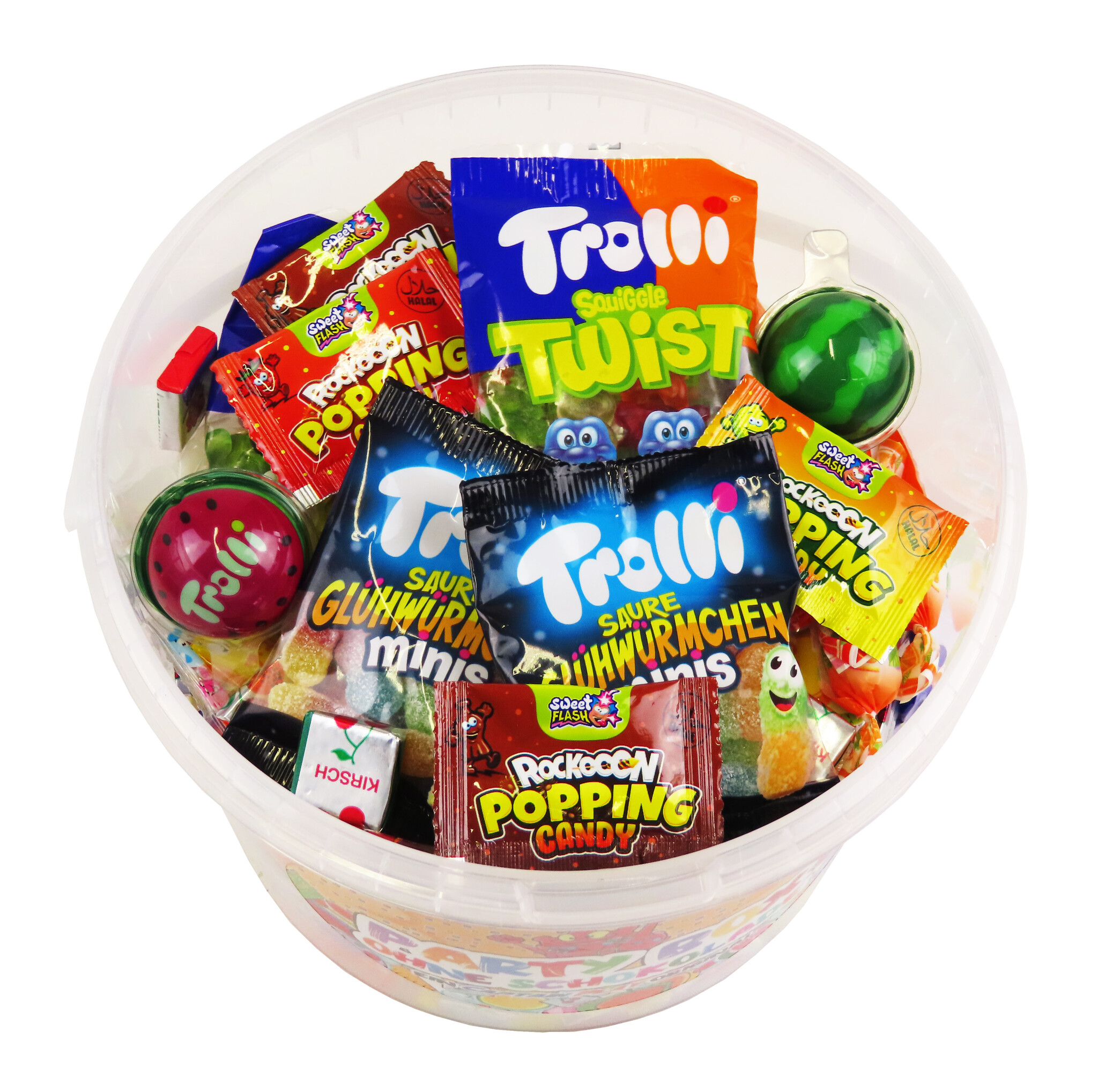 Süßigkeiten – Mix Party Box ohne Schokolade mit 1kg, für Kindergeburtstag mit 6 Kinder, 1er Pack (1 x 1 kg), Süßigkeiten Großpackung