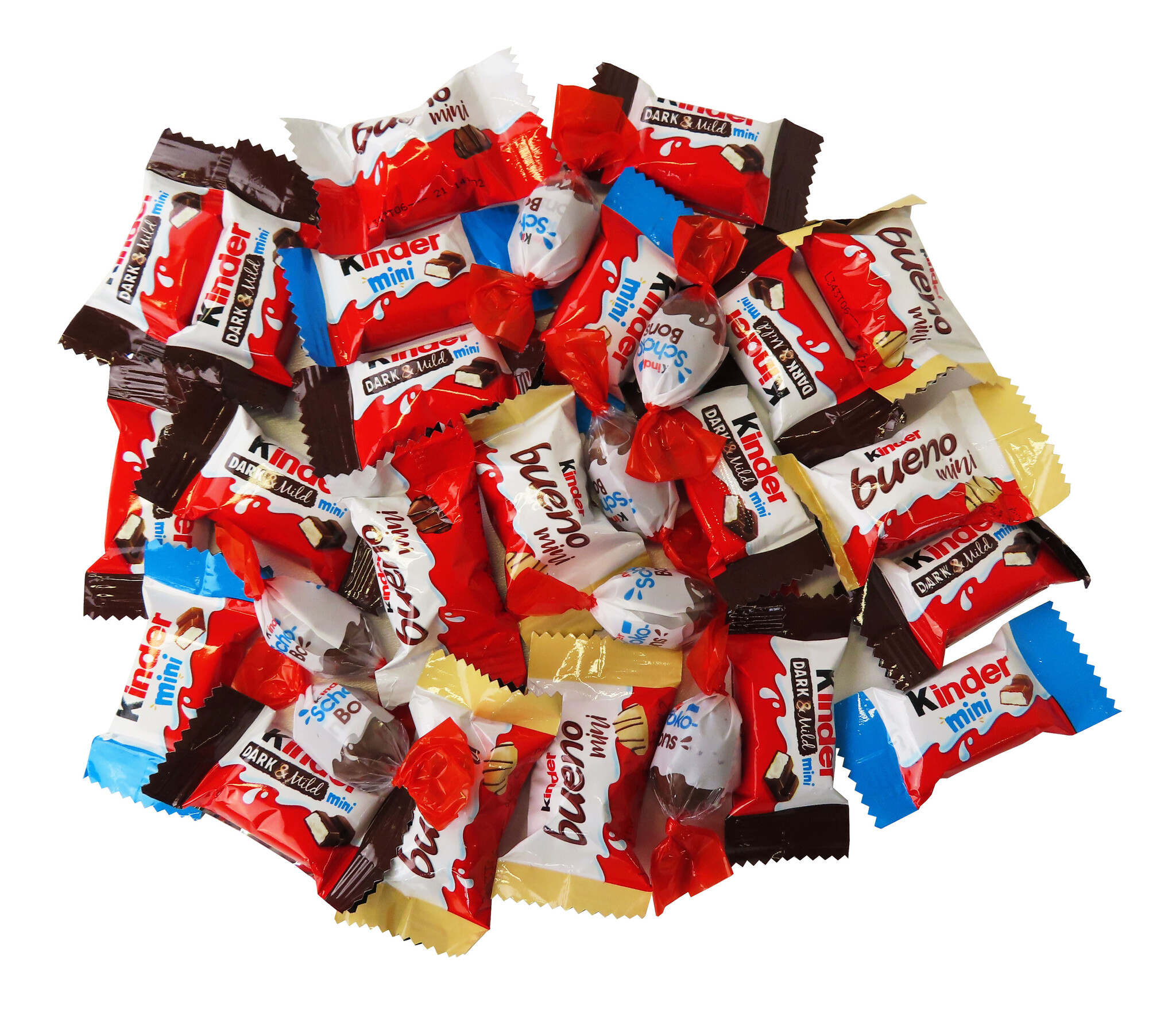 Süßigkeiten – Mix 210-teilig mit Konfetti, zur Füllung einer Pinata, 1er Pack (1 x 988g)