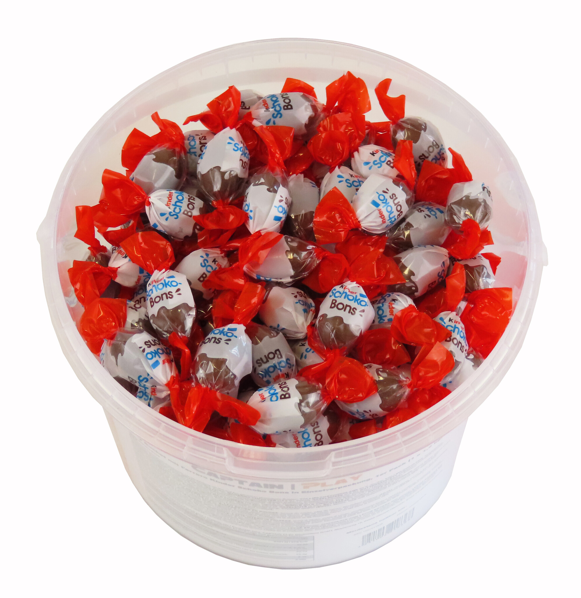 Party Bucket mit Ferrero Kinder Schoko Bons, 1er Pack (1 x 1,2 kg)