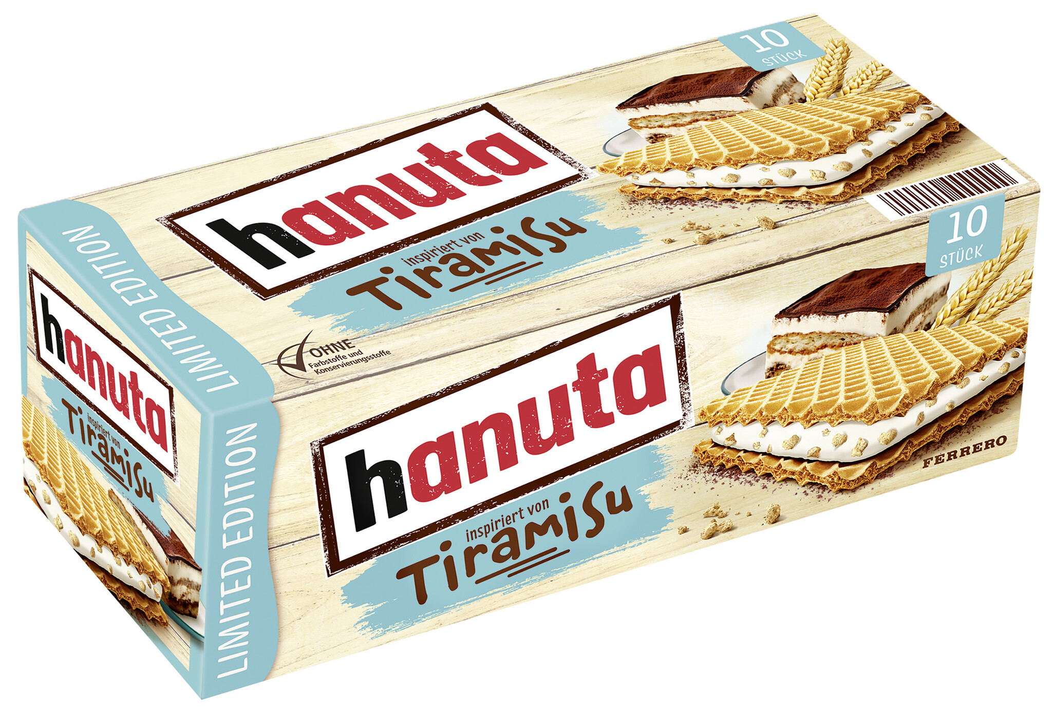 hanuta Tiramisu Limited Edition - Vorratspack mit 20 Packungen zu je 220g