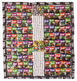 CAPTAIN PLAY Karneval Wurfmaterial, 4 kg Mix, 300 Teile Wurfmaterial Karneval in Einzelverpackung, Süßigkeiten Großpackung mit Resten von Halloween, Weihnachten und Ostern