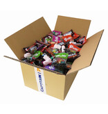 CAPTAIN PLAY Karneval Wurfmaterial, 4 kg Mix, 300 Teile Wurfmaterial Karneval in Einzelverpackung, Süßigkeiten Großpackung mit Resten von Halloween, Weihnachten und Ostern