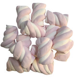 Wurfmaterial Karneval Marshmallows, 1.250 Stück rosa in Einzelverpackung, CAPTAIN PLAY 5 kg Süßigkeiten Großpackungen