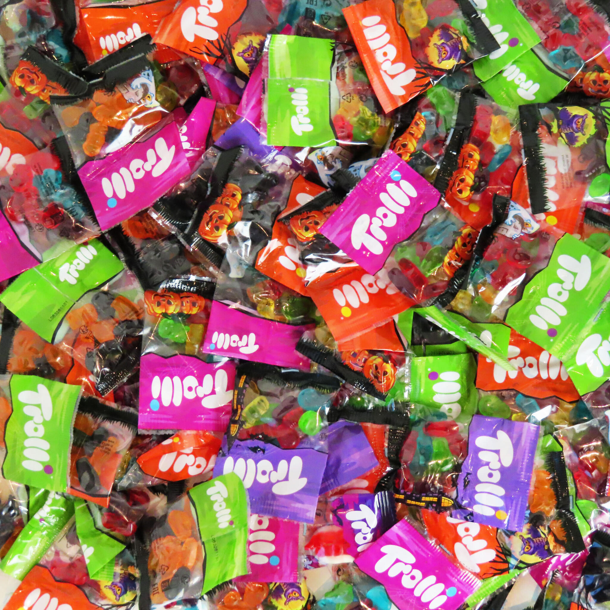 Trolli Wurfmaterial Karneval 5kg Karneval Süßigkeiten Mix Karton mit Trolli Fruchtgummi in Einzelverpackung, 1er Pack (1 x 5kg)