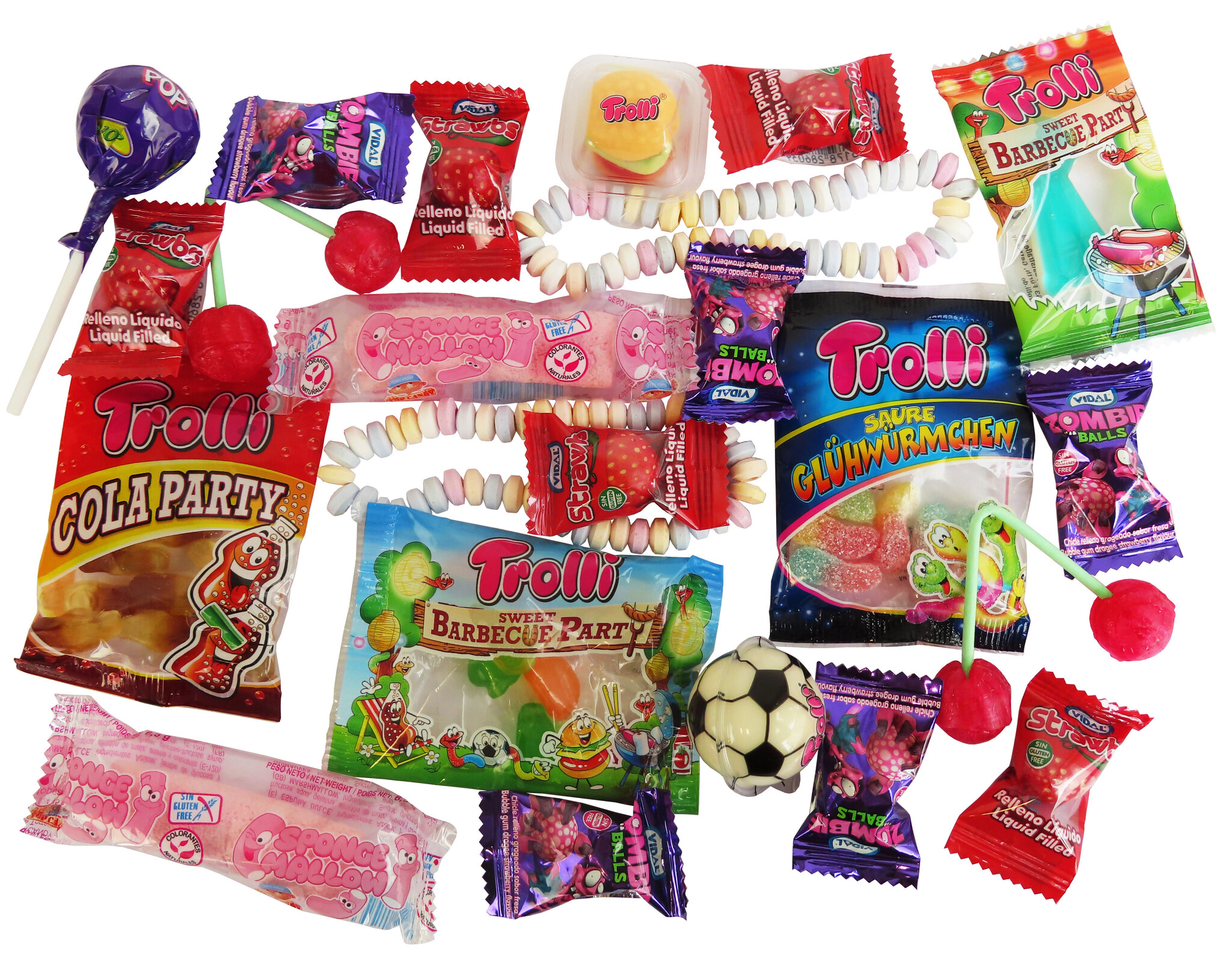 CAPTAIN PLAY Schultüte 35cm gefüllt mit Süßigkeiten ohne Schokolade (20-teilig)