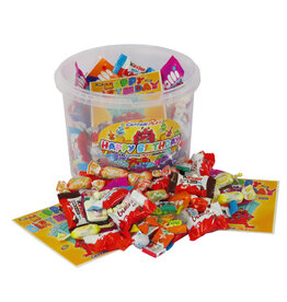 Süßigkeiten – Mix Party Box 200-teilig, für Kindergeburtstag mit 6 Kinder, 1er Pack (1 x 1 kg)