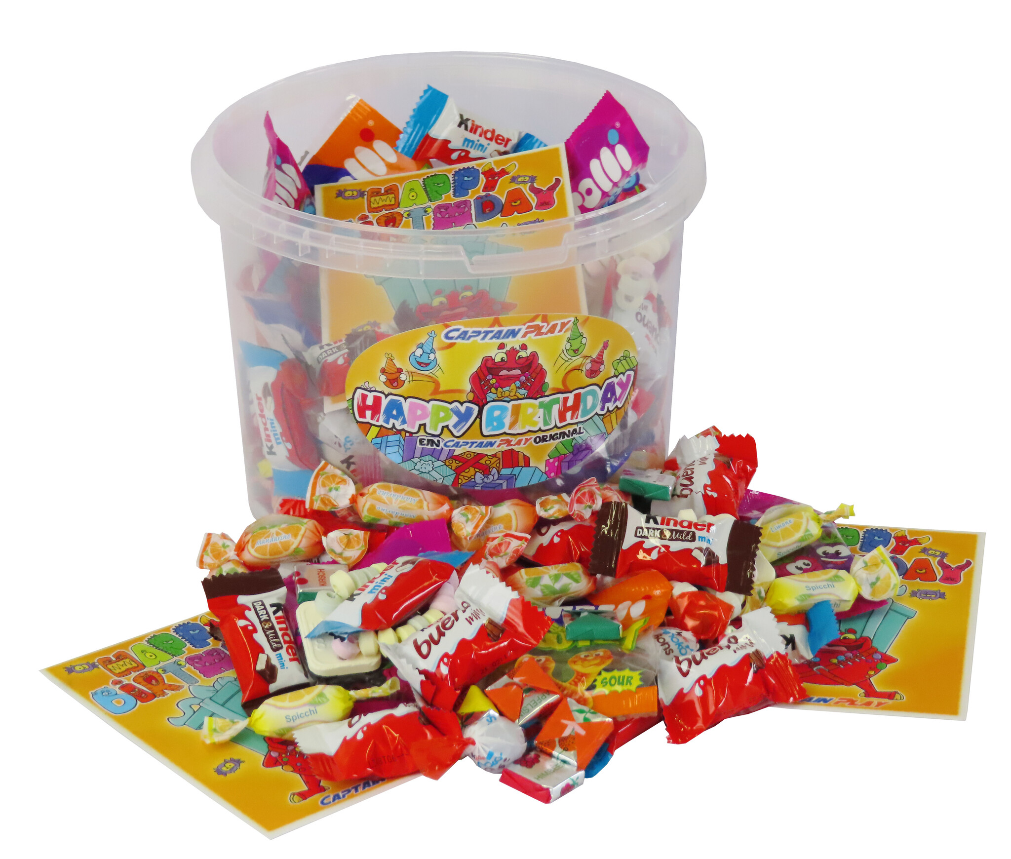 Süßigkeiten – Mix Party Box 200-teilig, für Kindergeburtstag mit 6 Kinder, 1er Pack (1 x 1 kg)