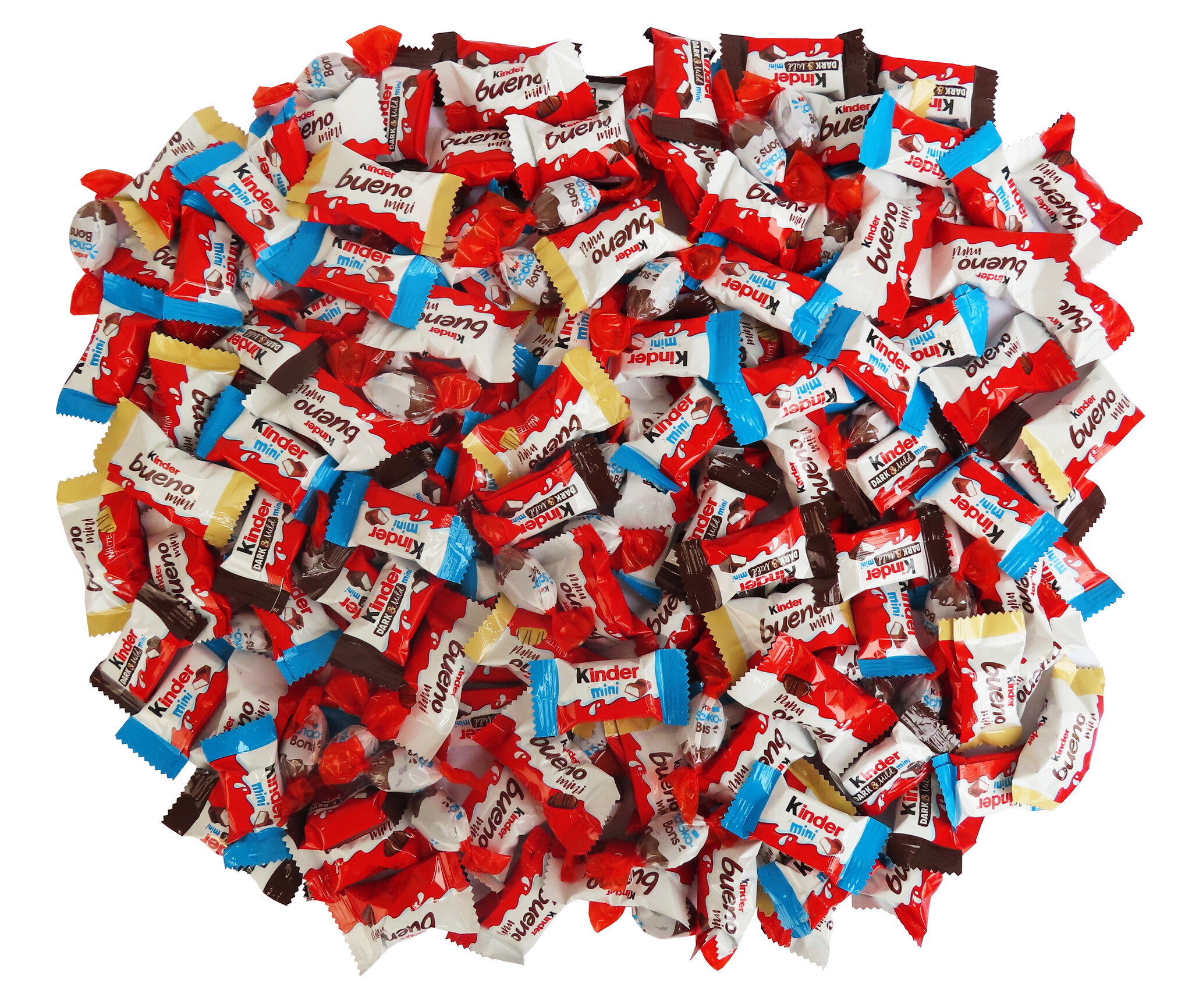 Party Bucket mit Ferrero Kinder Minis in Einzelverpackung, 1er Pack (1 x 966g)