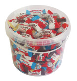 Party Bucket mit Ferrero Kinder Minis in Einzelverpackung, 1er Pack (1 x 966g)