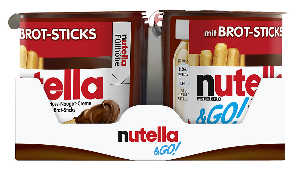 nutella & GO  12 x 52g - EPAL mit 285 Umkartons (3420 x 52g)