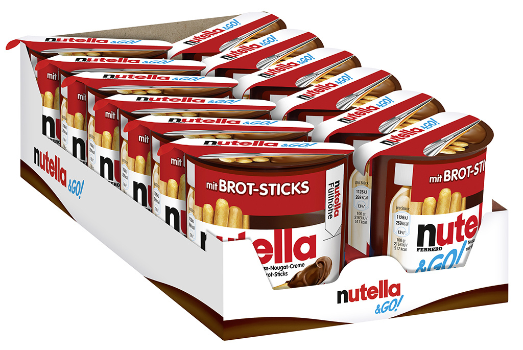nutella & GO  12 x 52g - EPAL mit 285 Umkartons (3420 x 52g)