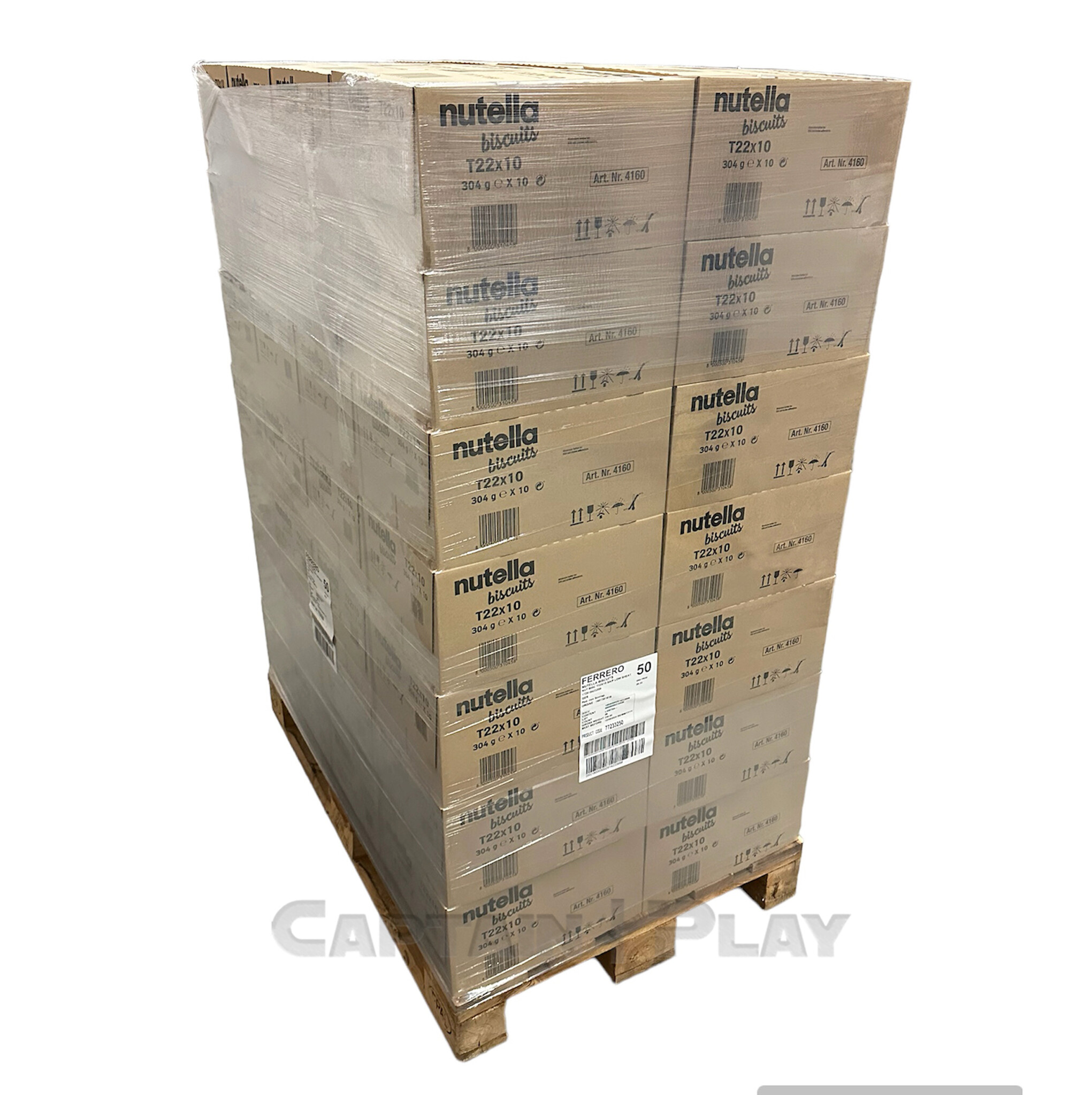Nutella Biscuits 10 x 304g Beutel - EPAL mit 56 Umkartons (560 x 304g)