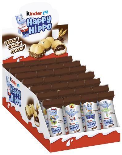 Kinder Happy Hippo Cacao 28 x 20,7g  - EPAL mit 375 Umkartons (10.500 x 20,7g)