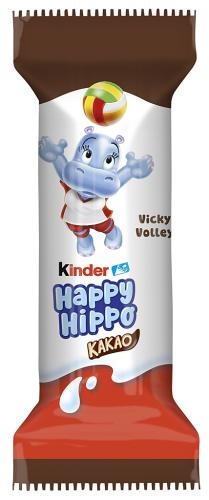 Kinder Happy Hippo Cacao 10 x 103,5g - EPAL mit 255 Umkartons (2550 x 103,5g)