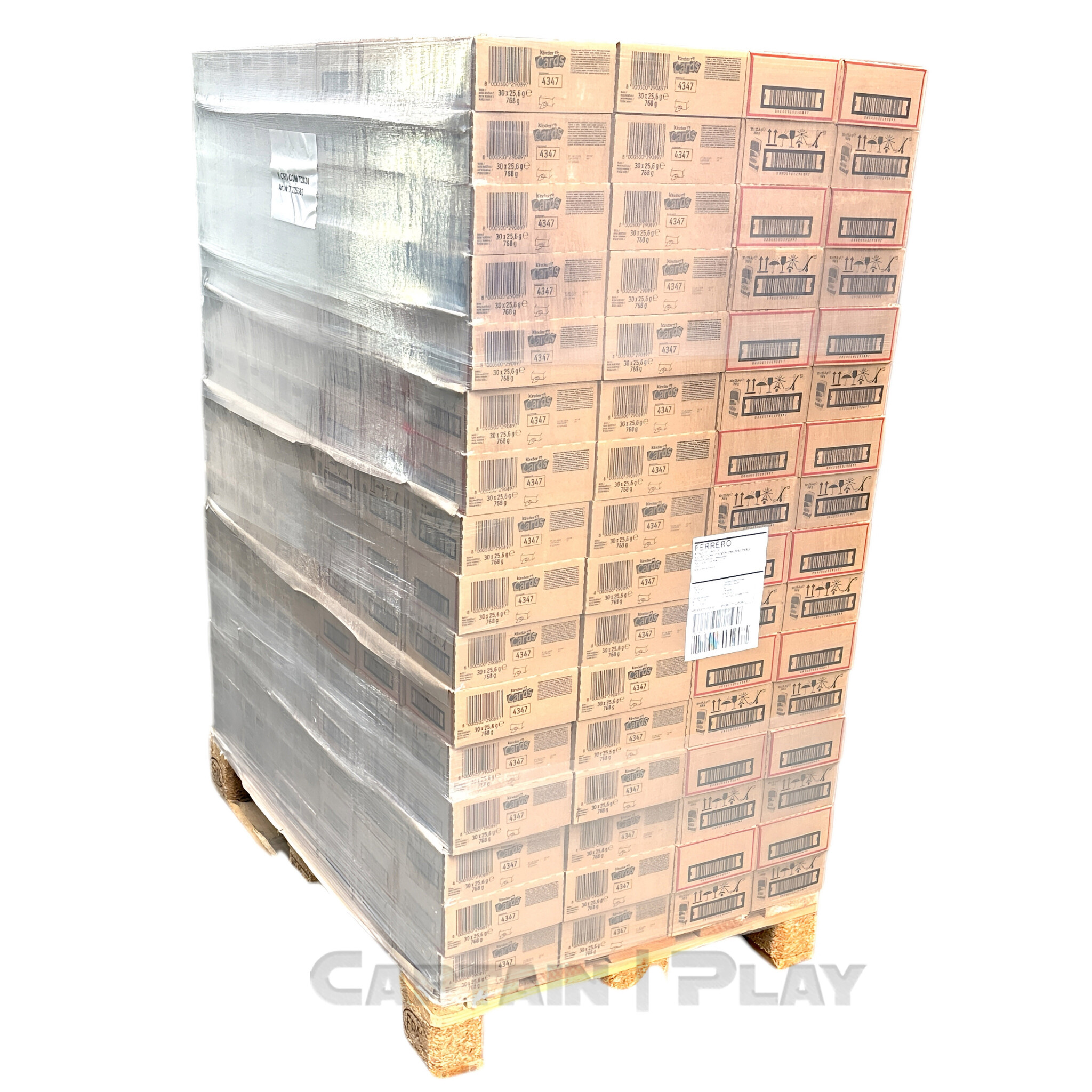 Kinder Cards 30 x 25,6g - EPAL mit 384 Umkartons (11520 x 25,6g)