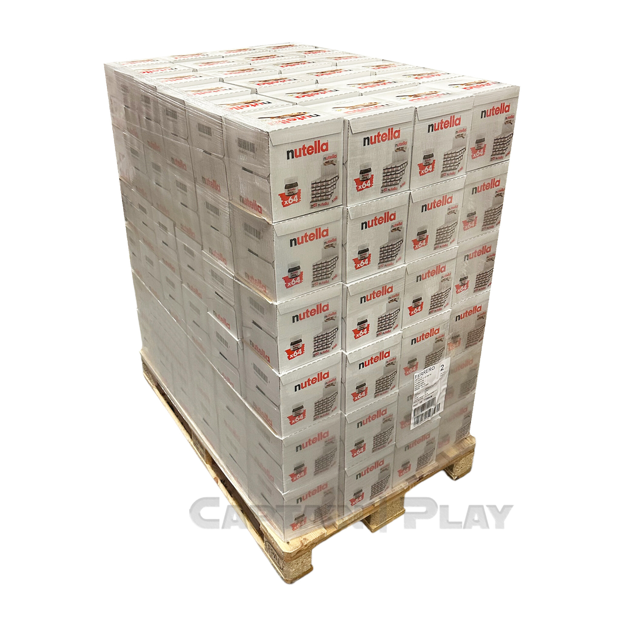 Nutella Mini Glas 64 x 25g - EPAL mit 144 Umkartons (9216 x 25g)
