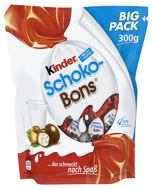 Kinder Schoko-Bons 14 x 300g - EPAL mit 48 Umkartons (672 x 300g)