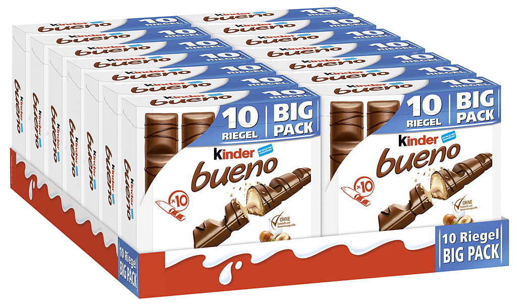 Kinder Bueno 14 x 215g - EPAL mit 56 Umkartons (784 x 215g)