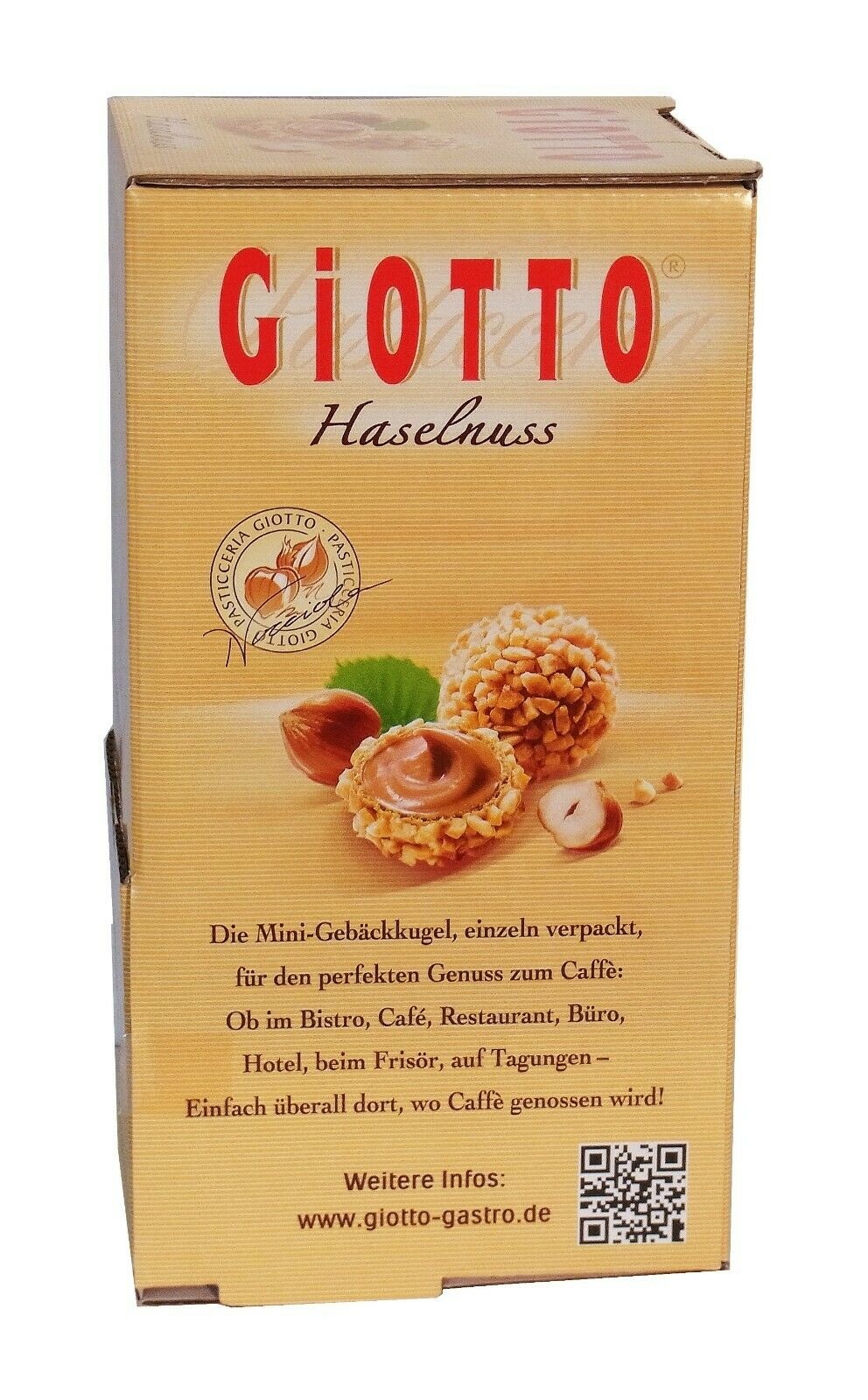 Giotto Haselnuss 120 x 4,3g Kugel - EPAL mit 230 Umkartons (27600 x 4,3g)