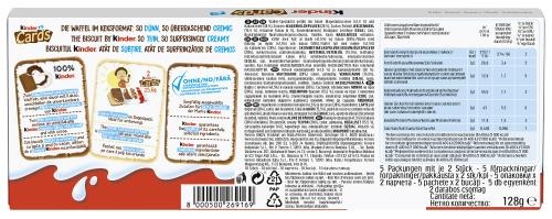 Kinder Cards 20 x 128g - EPAL mit 112 Umkartons (2240 x 128g)