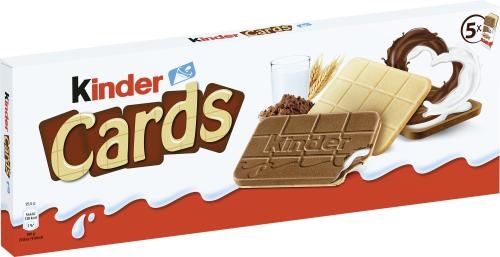 Kinder Cards 20 x 128g - EPAL mit 112 Umkartons (2240 x 128g)