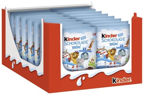 Kinder Schokolade Mini 16 x 120g - EPAL mit 56 Umkartons (896 x 120g)