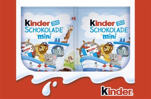 Kinder Schokolade Mini 16 x 120g - EPAL mit 56 Umkartons (896 x 120g)