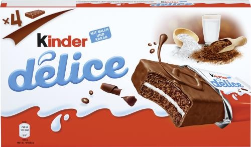 Kinder Delice 6 Packungen a 4 Stück je 39g