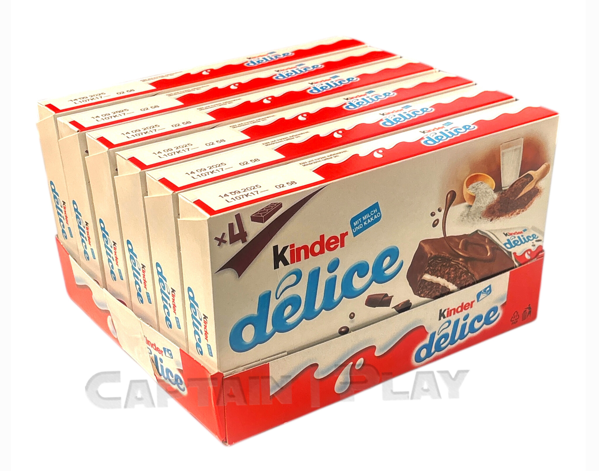 Kinder Delice 6 Packungen a 4 Stück je 39g