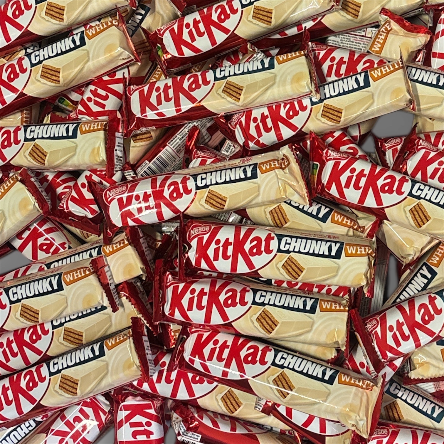 Schoko Riege KitKat Chunky White, 136 Teile - MHD 31.01.2026