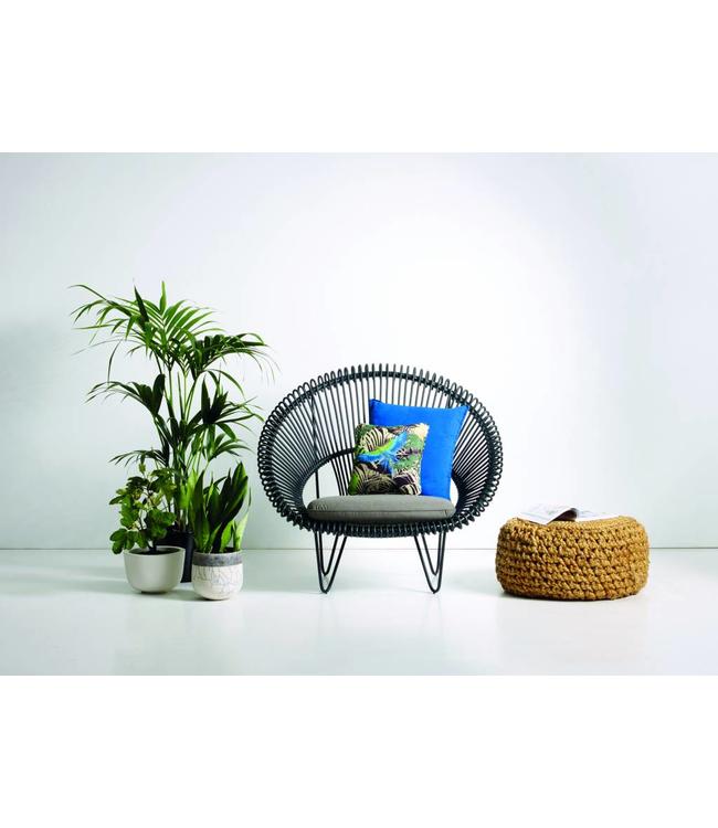 Roy Cocoon lounge  - Zwart of Camel