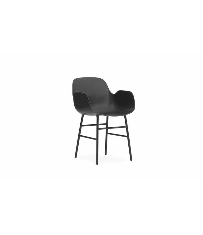 Form Armchair - steel