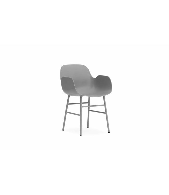 Form Armchair - steel