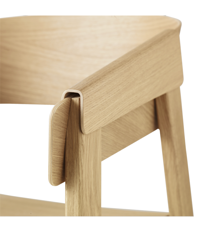 Cover armchair - Wooden seat