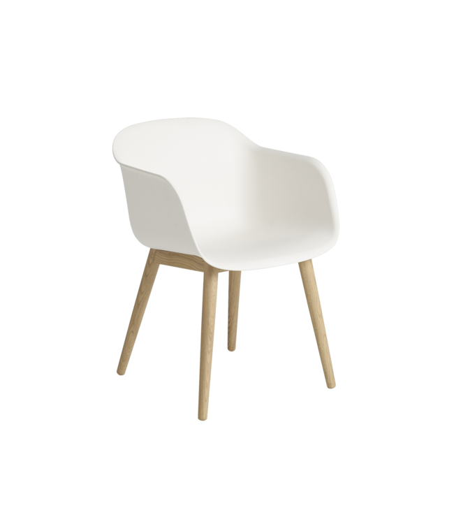 Fiber Armchair - Wood base