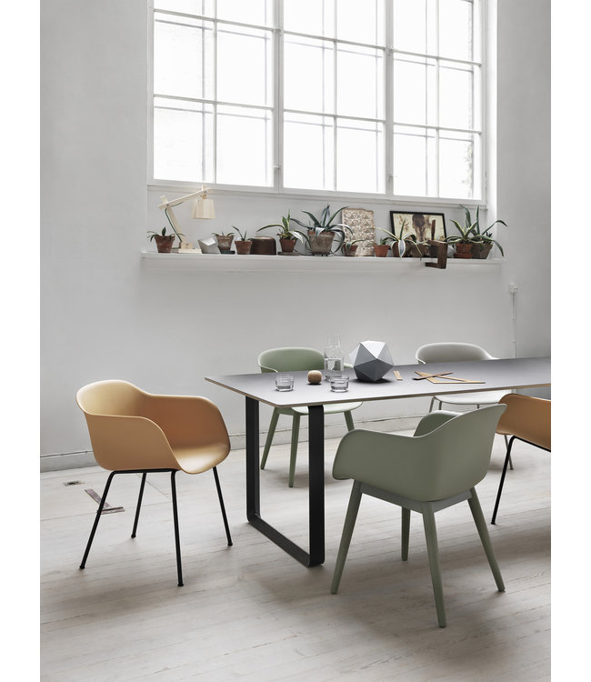 Muuto Fiber Armchair - Tube base - Recycled Plastic