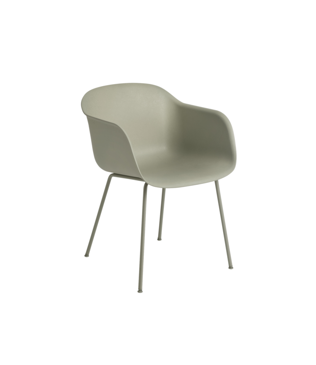 Muuto Fiber Armchair - Tube base - Recycled Plastic